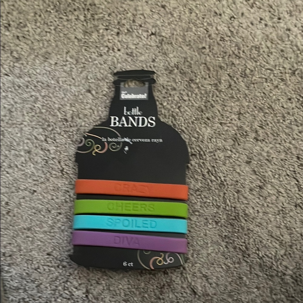 Colorful Bottle Bands Set